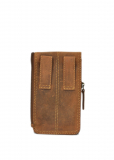 Vintage RV -Gürteltasche XL Save brown Leder